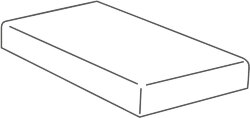 Кутовий елемент 30x60 A. Bianco Ang. Dx Elem. Lcosta Retta - Absolute Outfit 2.0 - XAU3AELDX1