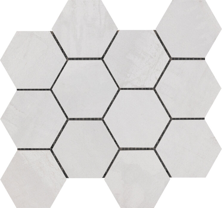 Мозаїка 30x34 Met Arch 3034 Light Silver Esagono - Met Arch - PF00012462 з колекції Met Arch Sintesi