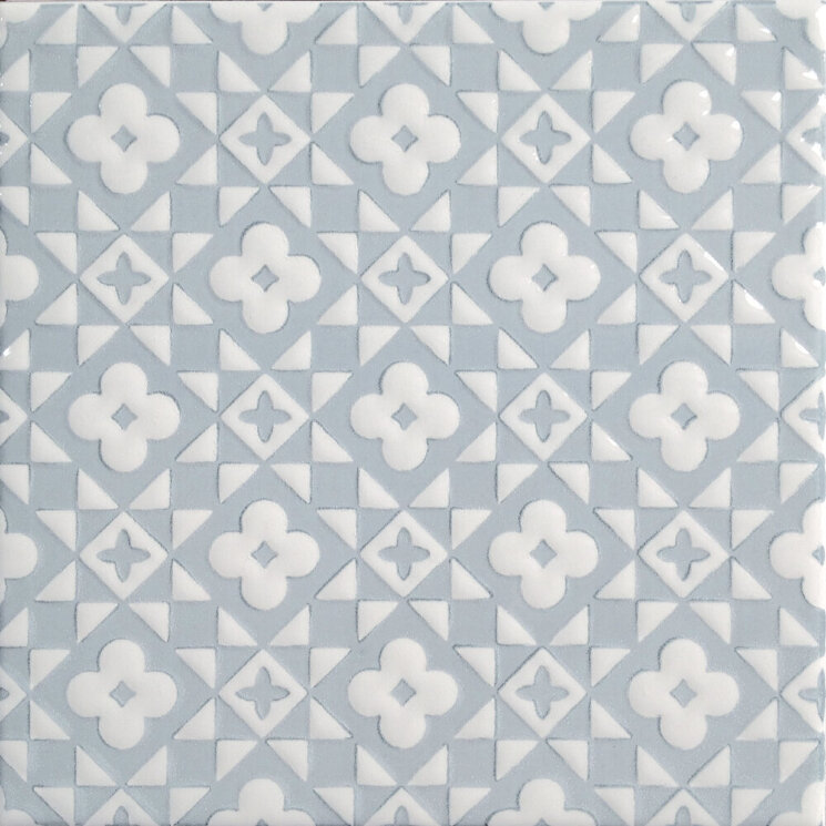 Декор (15x15) ATLBD DECORO D LIGHT BLUE - Atelier з колекції Atelier Decoratori Bassanesi
