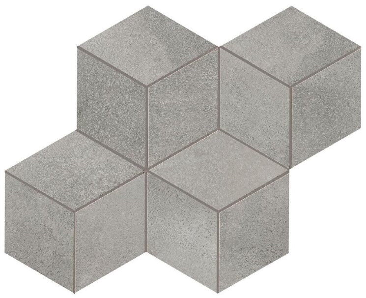 Плитка BLAZE Aluminium Mosaico Esagono Matt 35.2x30.5 з колекції Blaze Atlas Concorde