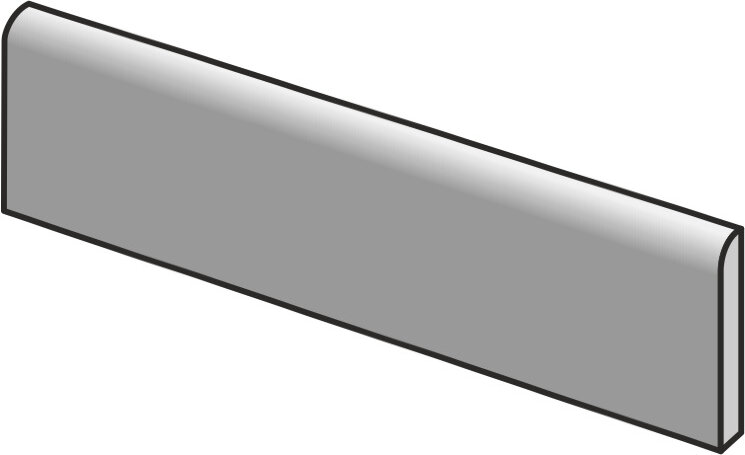 Плінтус 5x59,5 Battiscopa Prowalk White Rett/Lapp - Prowalk - PKB61RL з колекції Prowalk Ascot