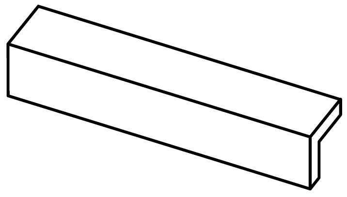 Сходинка (40x16) Natural Slate Autumn elemento a L sand*5 - Natural slate з колекції Natural slate Unicom Starker