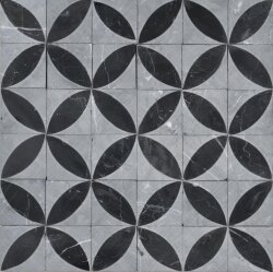 Мозаїка Spiral Black Marble 30x30 Mosaics Original Style