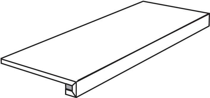 Сходинка 30x120 Grad. Sq. Met. Nero - Costruire - 1062368 з колекції Costruire Serenissima