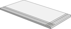 60x120 Agata Pelda?o angular torelo Striped White Durstone Agata