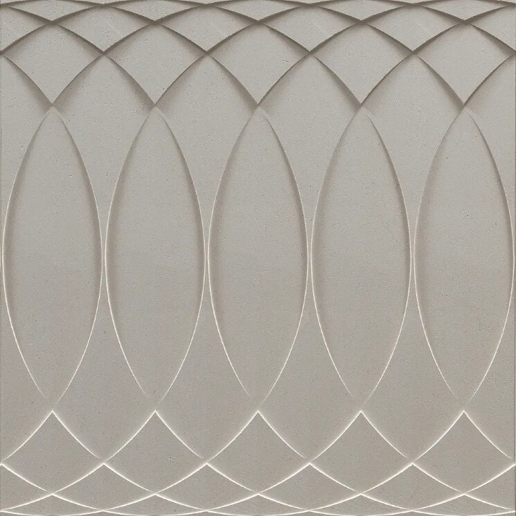 Плитка 60x60 Compasso Bianco/Cotone Lithos Design Incise Architectural з колекції Incise Architectural Lithos Design