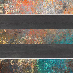 Мозаїка Denver mosaic brick corten steel 25х25