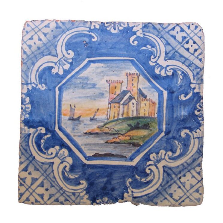 Декор (20x20) Piastrelle Maioliche Repro 002/C - Maioliche Repro з колекції Maioliche Repro Scianna