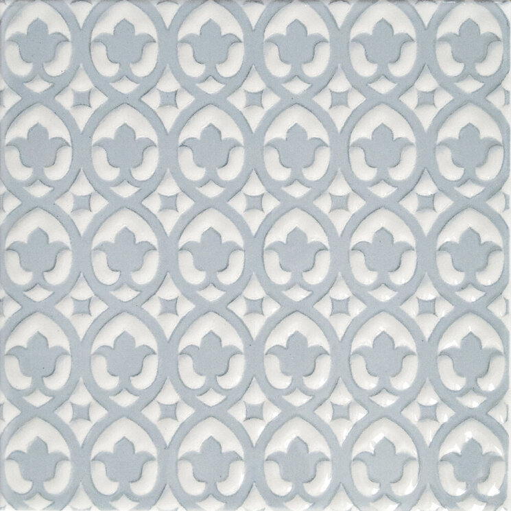 Декор (15x15) ATLBF DECORO F LIGHT BLUE - Atelier з колекції Atelier Decoratori Bassanesi