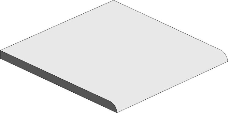 Сходинка (60x60) Canto Romo Gris Concept Mate 1 lado - Concept з колекції Concept Alcalagres