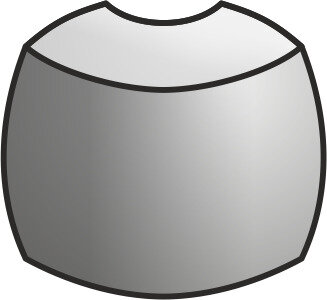 Куточок 1x2 Ang. Est. Matita Madison Grey/Black - Madison - PMAS14 з колекції Madison Paul Ceramiche