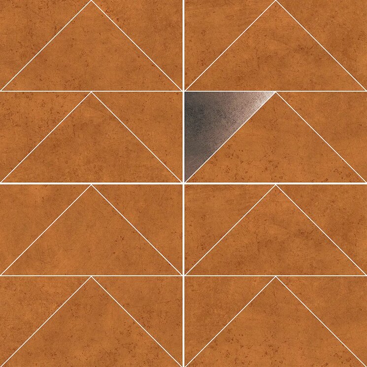 Мозаїка 23x23 B664.0173.060 Gravity Mosaic Impetus Orange Love Tiles Gravity з колекції Gravity Love Tiles