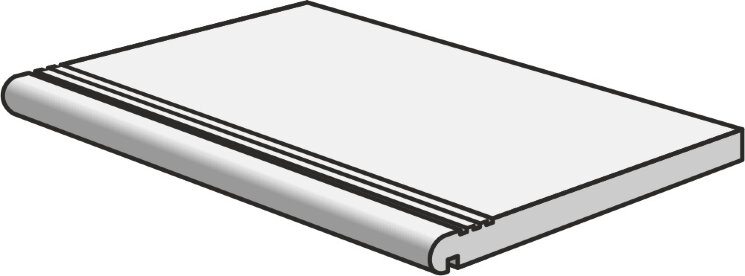 Бортик для басейну 20x120 Terre Cenere Gocciolatoio2 Cm - Terre - TE06SG2 з колекції Terre Impronta