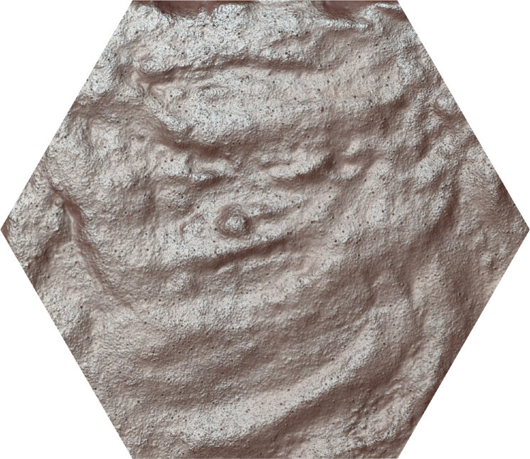 Плитка (24x27.7) Esagona Bronzo - Le Ossidiane з колекції Le Ossidiane Cerasarda