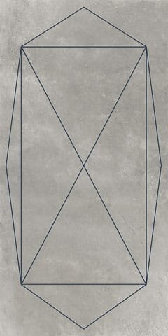 Плитка 120*240 Araldica Cemento Blasone Zaffi Mat 6Mm Rett 763518 Araldica Cedit з колекції Araldica Cedit