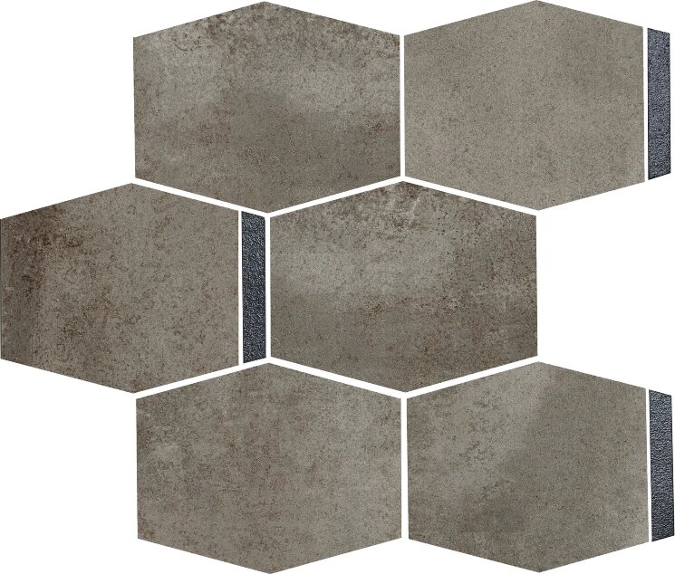 Мозаїка 28x28 0048275 Esagona Glitter Dark Soul Polis It's Different з колекції It's Different Polis