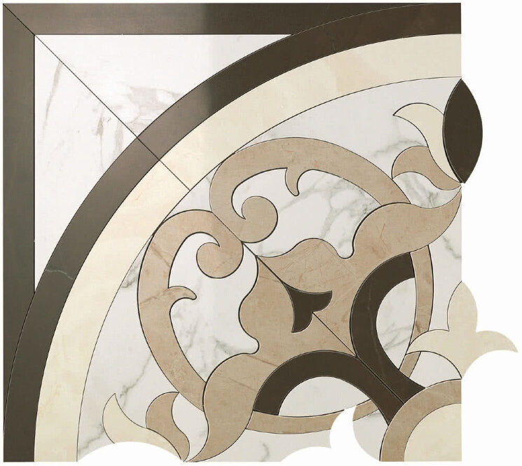 Декор (60x60) ASPU AVW4 Marvel Elegance Angolo Warm - Marvel з колекції Marvel Atlas Concorde