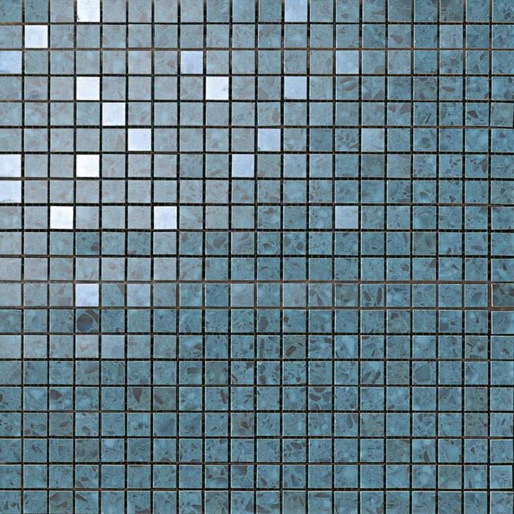 Мозаїка (30.5x30.5) 9MZB Marvel Terrazzo Blue Micromosaico - Marvel Gems з колекції Marvel Gems Atlas Concorde