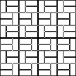 Мозаїка (30x30) RV2MS3R Reverso Beige Mos. Bricks 2X5r - Reverso