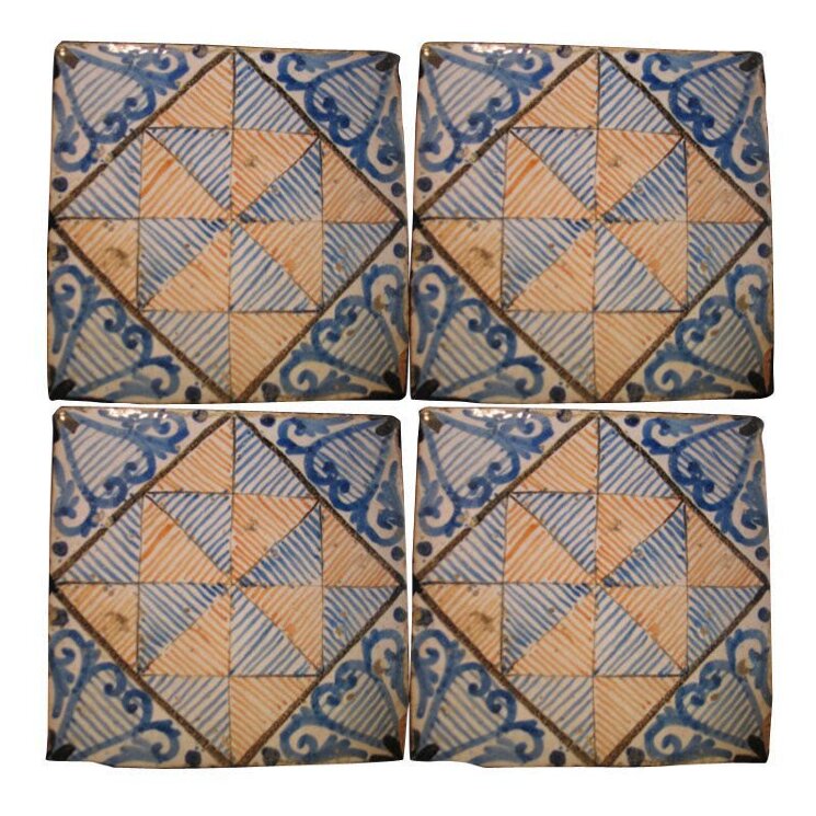 Декор (30x30) Piastrelle Maioliche Repro 028/D - Maioliche Repro з колекції Maioliche Repro Scianna