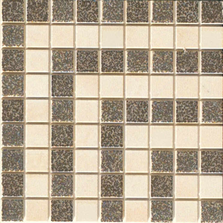 Мозаїка (9.8x9.8) 37270 Girosp. Gr. Silver Beig - Vanitas з колекції Vanitas Versace