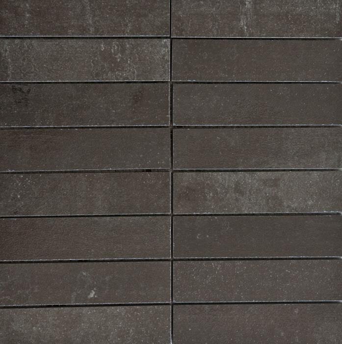 Мозаїка 29.75X29.75 Blade Graphite Lappato Mosaico 3.5X15 Blade Aparici з колекції Blade Aparici