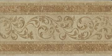 Декор Stellstufe Mit Dekor Dunkelbeige 15.5x31 Marburg SDS з колекції Marburg SDS