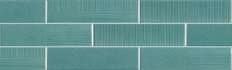 Декор Stripebrick Emerald 7.3x30 Decorline Sant Agostino з колекції Decorline Sant Agostino