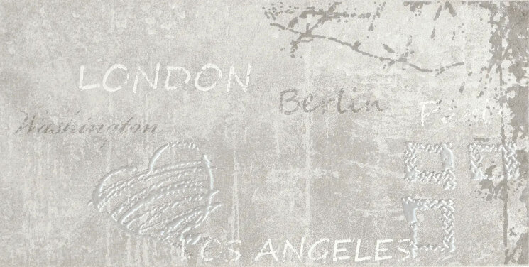 Декор Chicago Inserto Graffiti Grigio - 26.1x52.2 392007 Chicago з колекції Chicago Armonie Декор Chicago Inserto Graffiti Grigio - 26.1x52.2 392007 Chicago з колекції Chicago Armonie