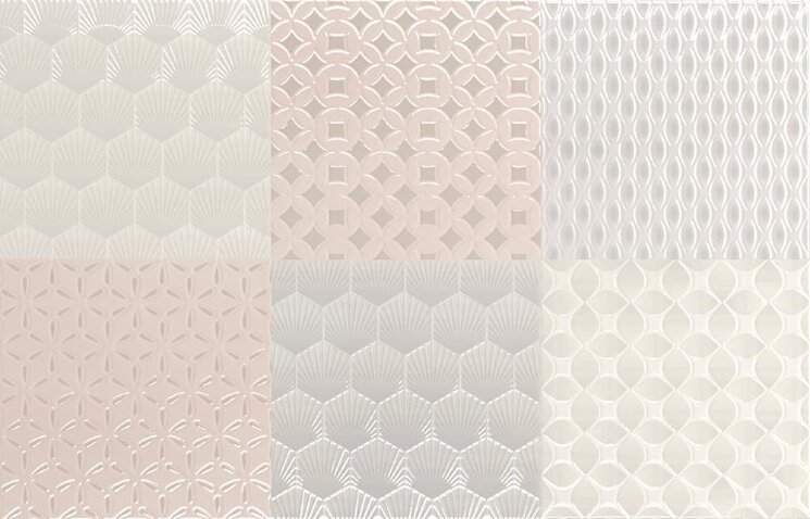 Декор Decor Mix Bijou Nacar 27x42 Aline Aleluia з колекції Aline Aleluia