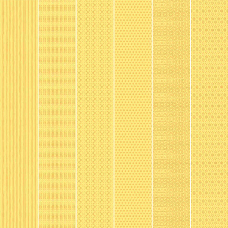 Плитка (10x60) Vibration Yellow (6 patterns) - Vibration з колекції Vibration Unica