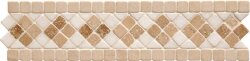 Бордюр Athenian Quadrant Travertine 7x30 Mosaics Original Style Бордюр Athenian Quadrant Travertine 7x30 Mosaics Original Style