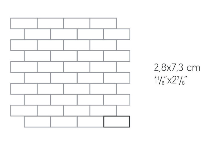 Декор Boost White Minibrick 9BMW з колекції Boost Atlas Concorde Декор Boost White Minibrick 9BMW з колекції Boost Atlas Concorde