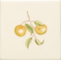 Декор Orange Sprig Single On Off White 12.7x12.7 Classic Winchester