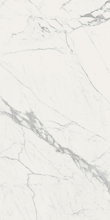 160x320 Grande marble look statuario satin rettificato stuoiato M36U з колекції Grande Marble Look Marazzi