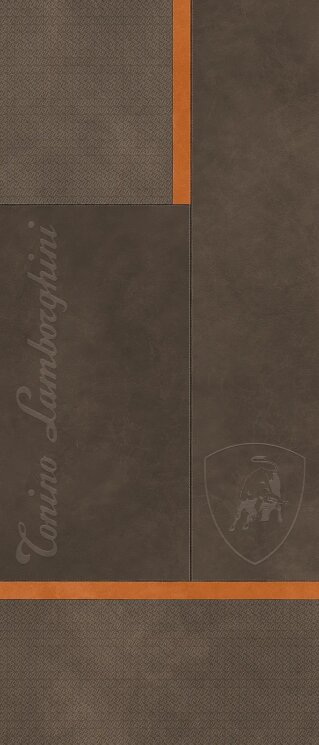 Плитка 120x280 167584  BROWN ORANGE SQUARE LOGO Tonino Lamborghini Korium з колекції Korium Tonino Lamborghini