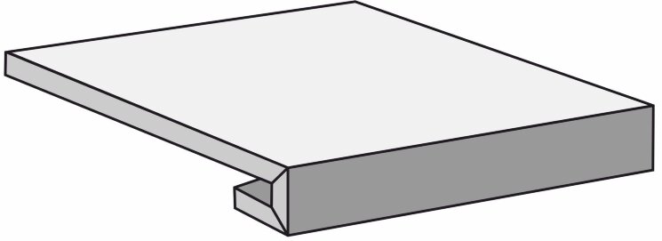 Сходинка 50x50 Beige Gradone Costa Retta Gpr - Timestone - 99161 з колекції Timestone Cerdisa