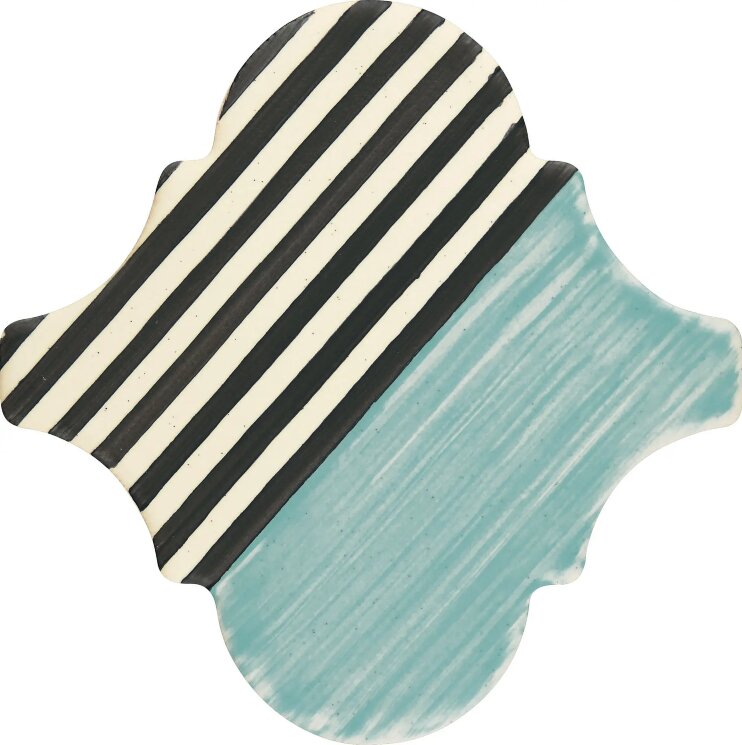 15x15 PF010 Color Art Blue Stripes Arabesque Aleluia Color Art з колекції Color Art Aleluia