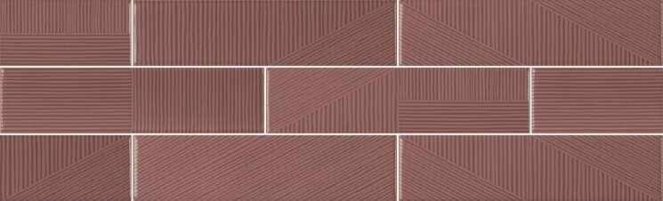Декор Stripebrick Mauve 7.3x30 Decorline Sant Agostino з колекції Decorline Sant Agostino