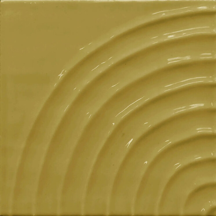 Плитка Flow Mustard Reel Glossy - 12.5x12.5 1212SEFLREMUGL Flow з колекції Flow Self
