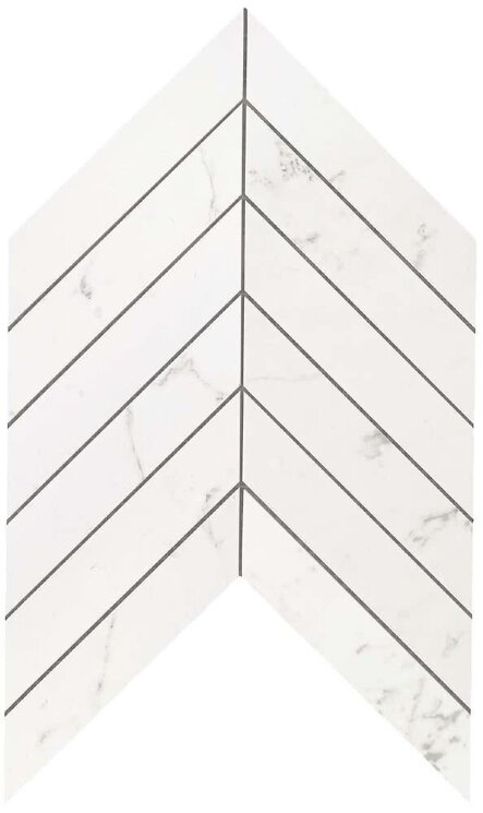 Декор Marvel Carrara Pure Chevron Wall 9SCA з колекції Marvel Stone Atlas Concorde