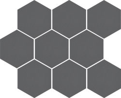 Плитка 27x33 Cambia grafit lappato heksagon (36736) Cerrad