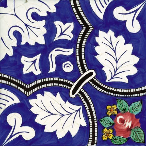 Декор (25x25) Roselline Antichi Decori - Cotto Salernitano з колекції Cotto Salernitano Giovanni De Maio