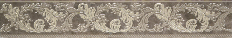 Декор (9.6x58.5) 2408860 Fas.10Barocch. Grigio - Marble з колекції Marble Versace