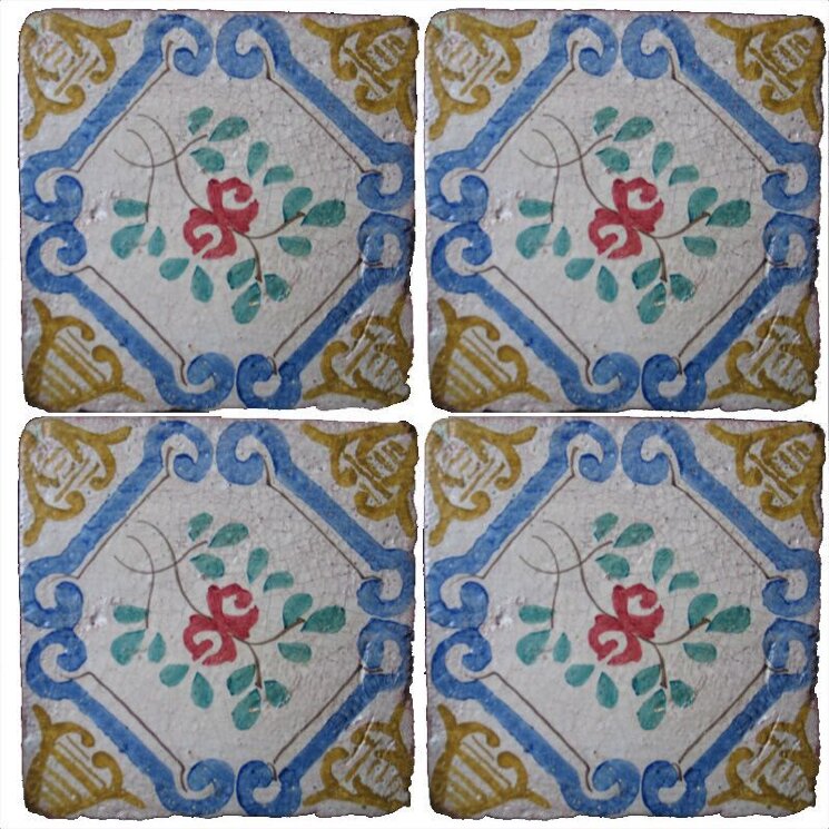 Декор (20x20) Piastrelle Maioliche Repro 005/C - Maioliche Repro з колекції Maioliche Repro Scianna
