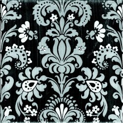 Плитка (20x20) Marrakech Bianco Fondo Nero - Officina Delle Arti