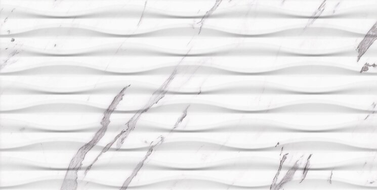 Плитка 33x66 Carrara Wave-Carrara з колекції Carrara Codicer 95
