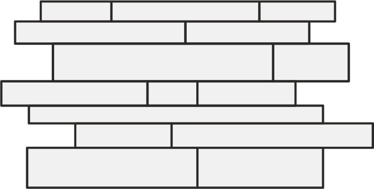 Мозаїка 30x60 Stonenature Mosbrick Salt - Stonenature - TTSN01M36N з колекції Stonenature Terratinta