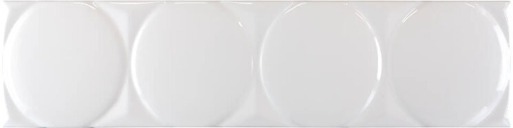 Плитка Waves Circle White 11 25 45 - 11.25x45 24387 Waves з колекції Waves Cevica