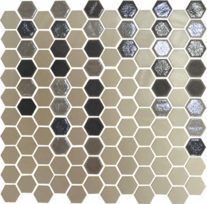 Мозаїка Drops B 30.1x29 Deco Patterns Onix Mosaico з колекції Deco Patterns Onix Mosaico
